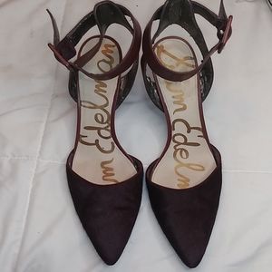Sam Edelman Okala burgundy  Pumps 9